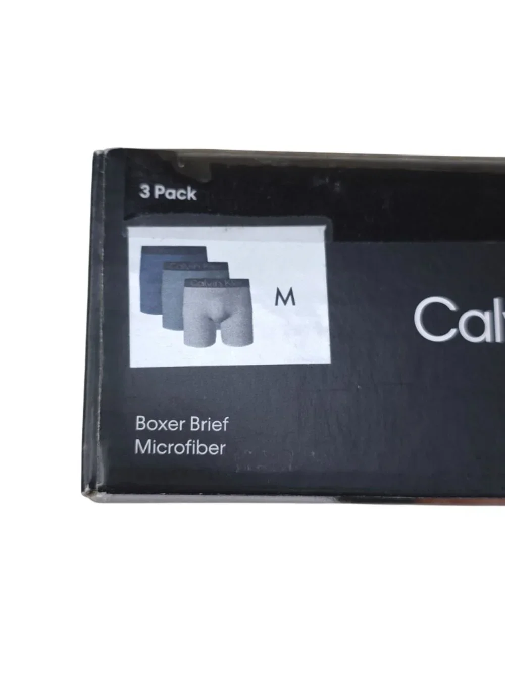 Calvin Klein Mens 3 Pack Boxer Briefs Microfiber Medium Wicking Stretch Recycled